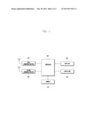 DATA COMMUNICATION DEVICE IN A PORTABLE TERMINAL AND METHOD THEREOF diagram and image