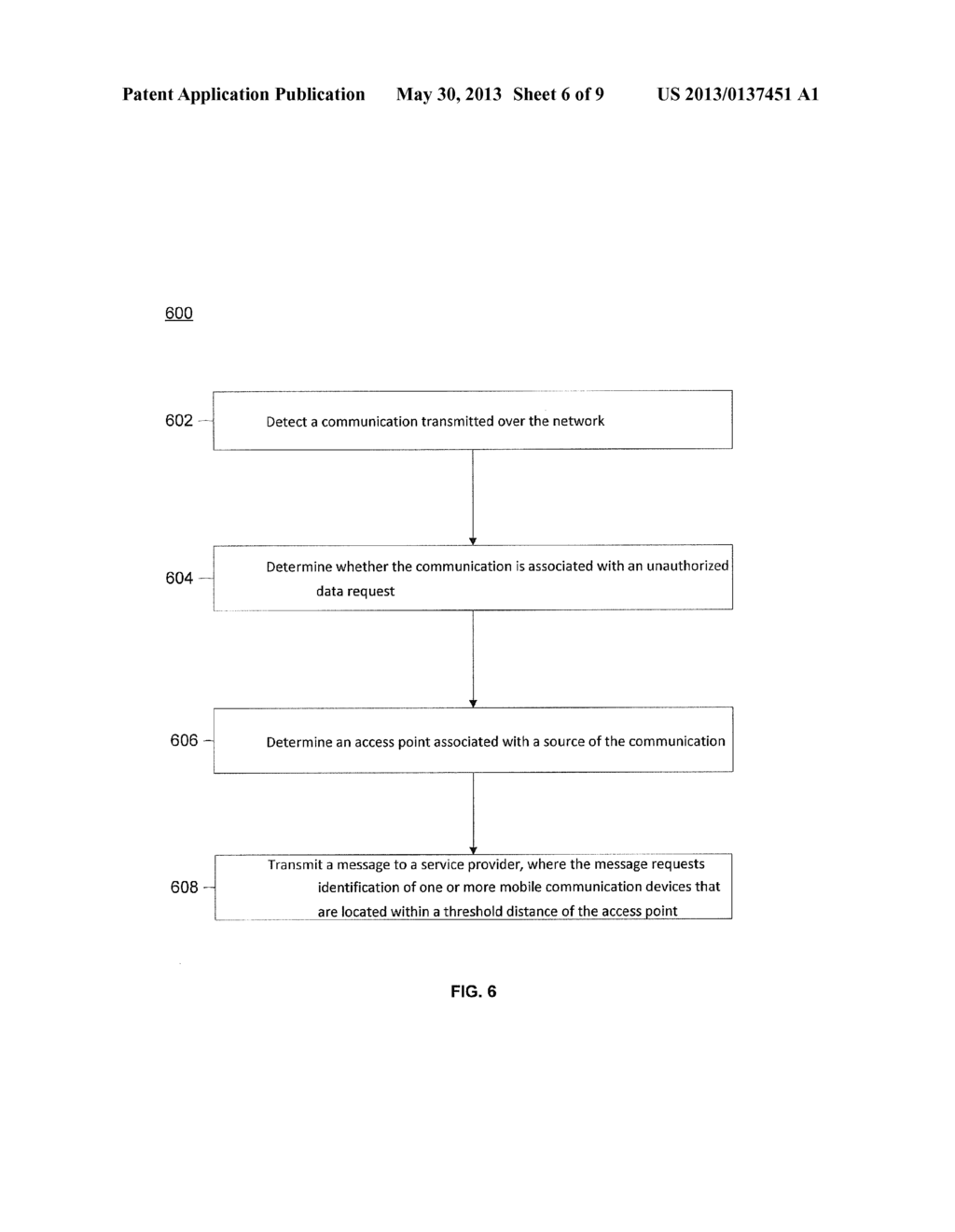 SYSTEM AND METHOD FOR IDENTIFYING MOBILE COMMUNICATION DEVICES - diagram, schematic, and image 07