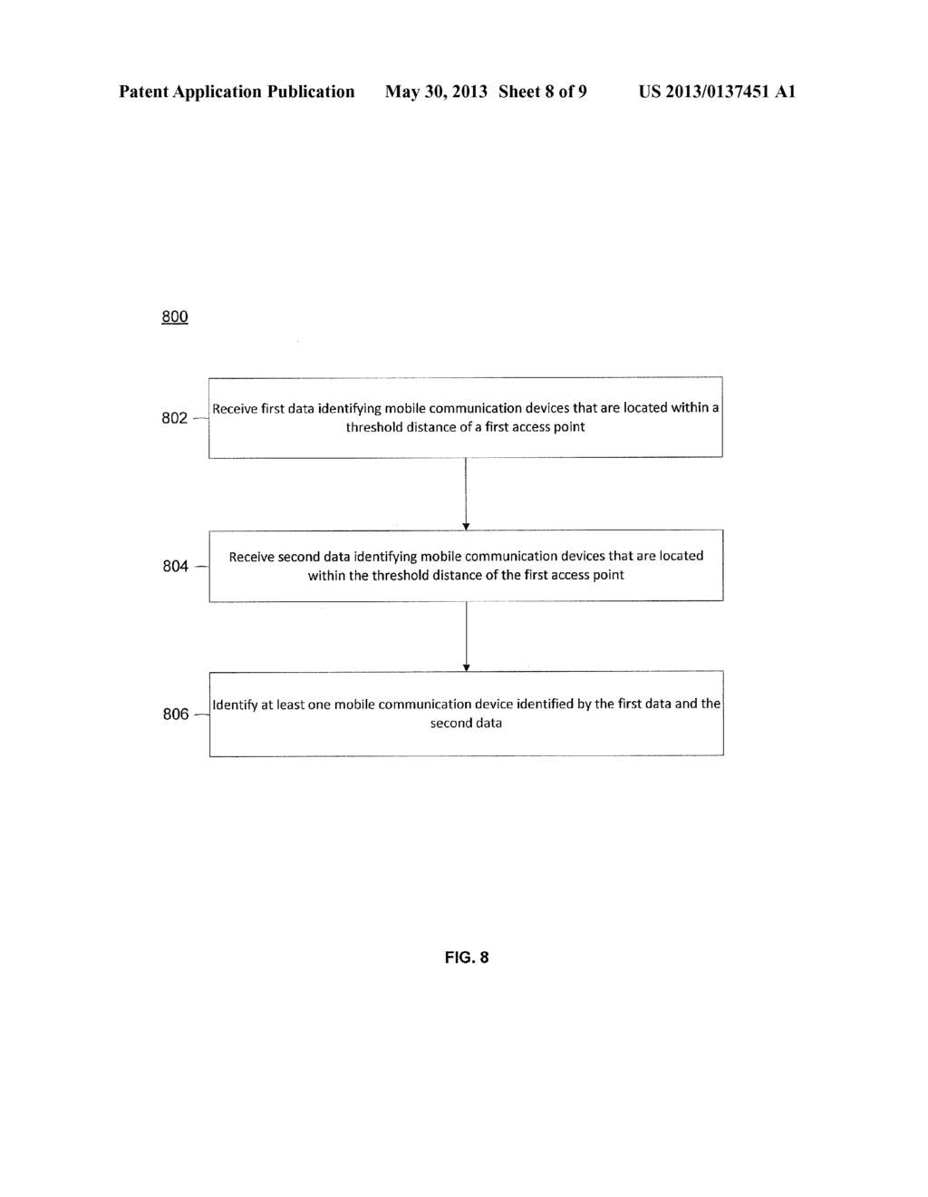 SYSTEM AND METHOD FOR IDENTIFYING MOBILE COMMUNICATION DEVICES - diagram, schematic, and image 09