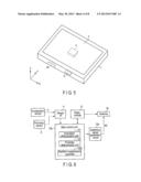 PORTABLE INFORMATION TERMINAL diagram and image