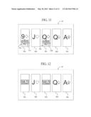 GAMING DEVICE HAVING TRANSFORMABLE WILD SYMBOLS OR CARDS WITH WILD SIGNAL     INDICATORS diagram and image