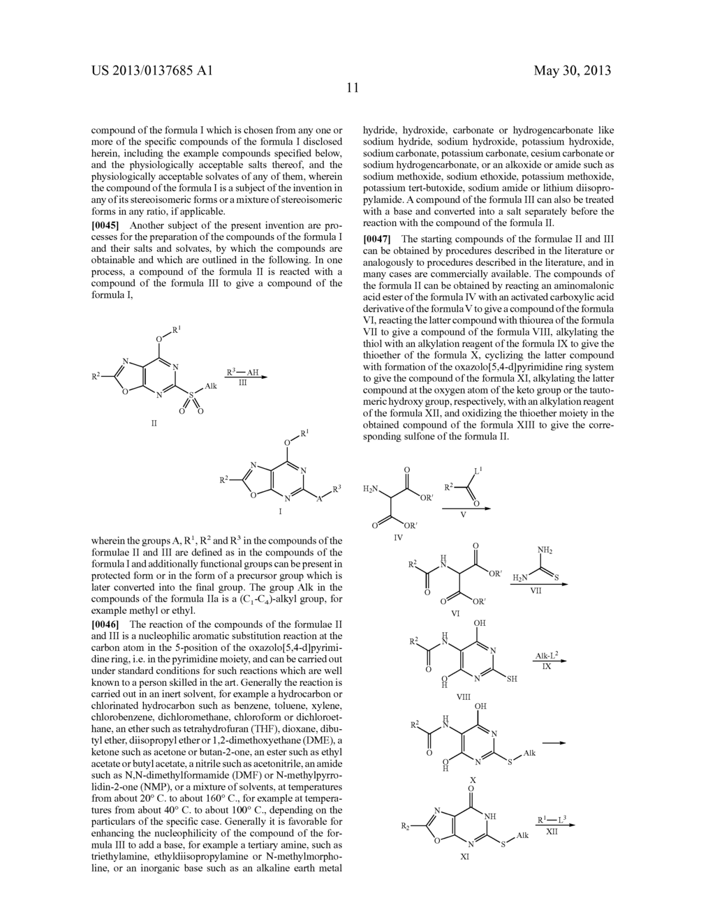 2,5,7-SUBSTITUTED OXAZOLOPYRIMIDINE DERIVATIVES - diagram, schematic, and image 12
