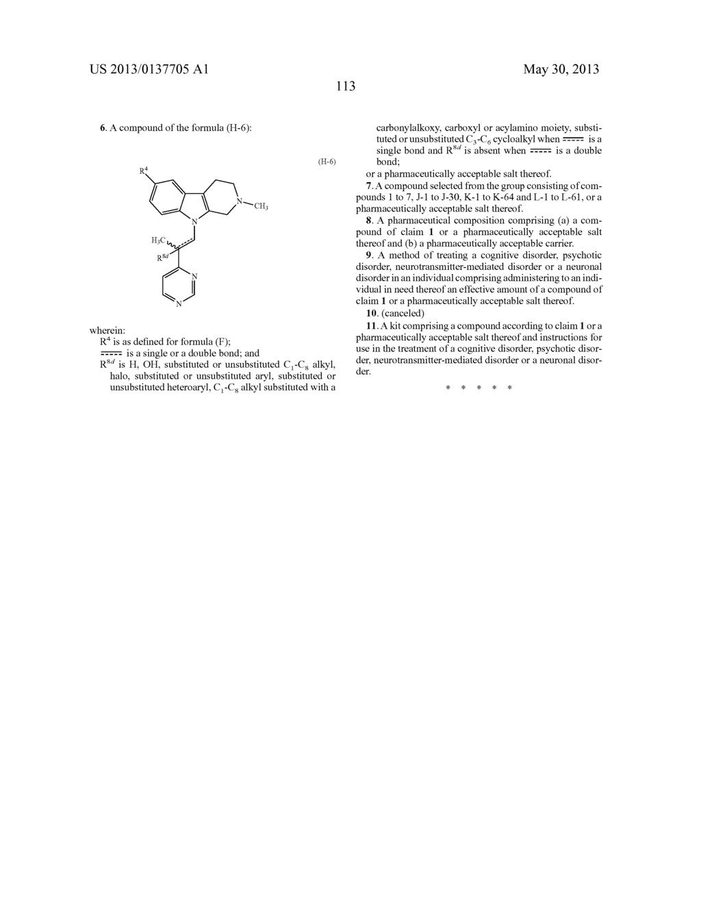 PYRIDO[3,4-B]INDOLES AND METHODS OF USE - diagram, schematic, and image 114