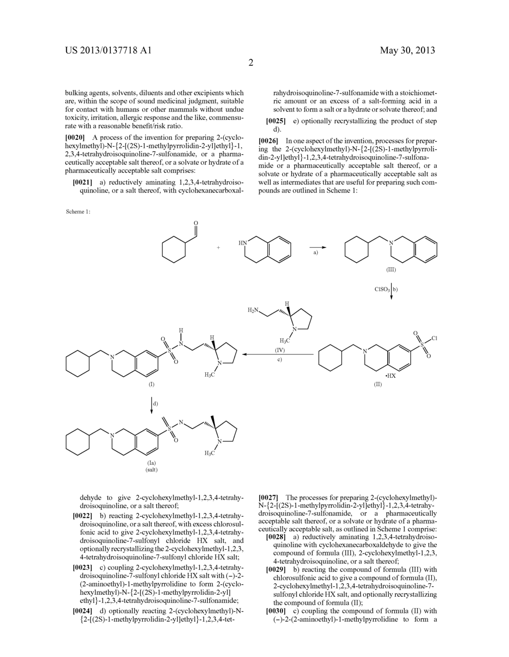 PROCESS FOR THE PREPARATION OF     2-(CYCLOHEXYLMETHYL)-N--1,2,3,4-TETRAHYDROISOQUINOLINE-7-SULFONAMIDE - diagram, schematic, and image 03