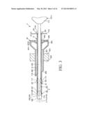 METHOD OF APPLYING A LIQUID OR POWDER IN A BODY CAVITY IN A LIVING BODY diagram and image