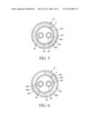 METHOD OF APPLYING A LIQUID OR POWDER IN A BODY CAVITY IN A LIVING BODY diagram and image