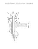 METHOD OF APPLYING A LIQUID OR POWDER IN A BODY CAVITY IN A LIVING BODY diagram and image