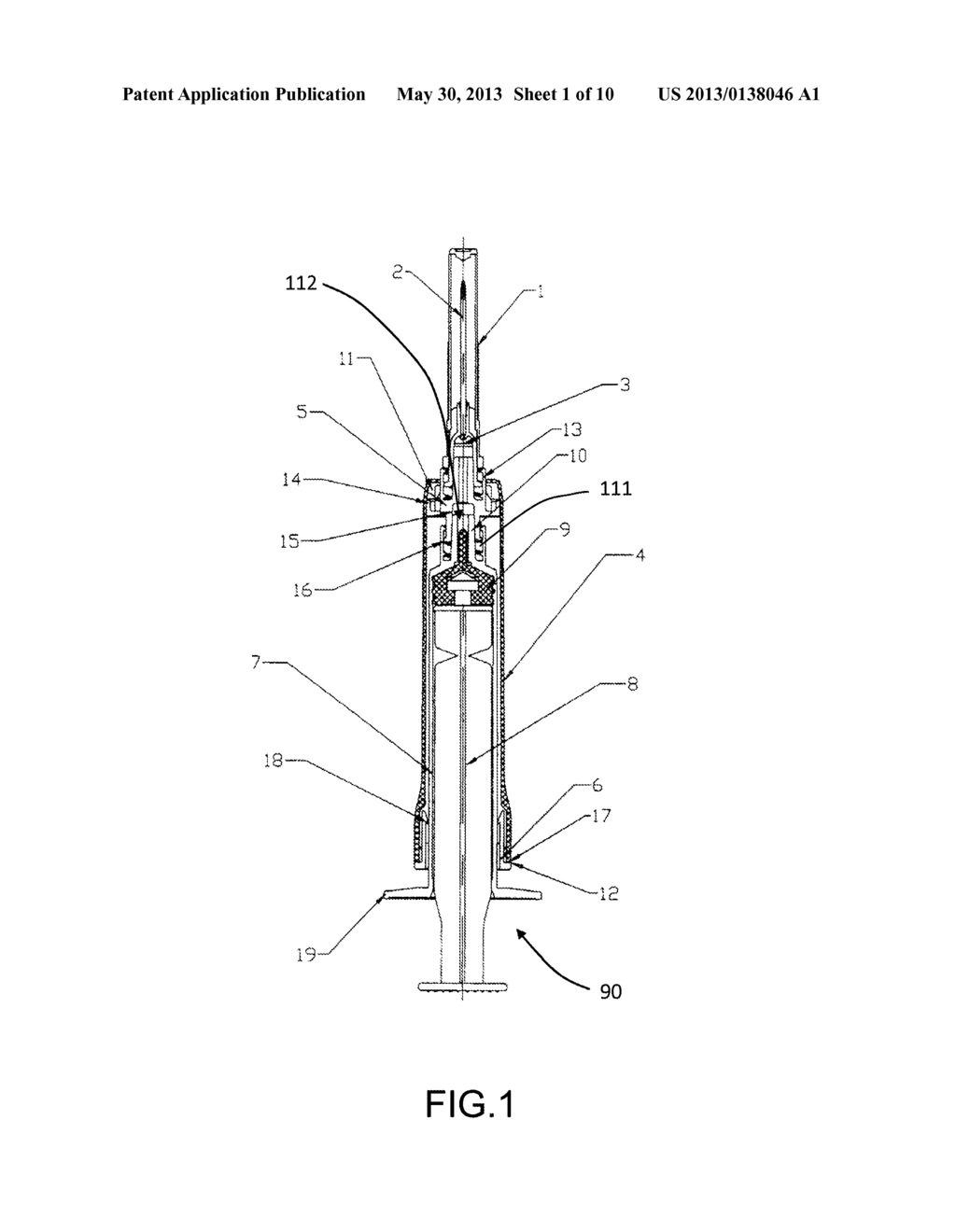 Safe Self-Destruction Syringe with Puncture Proof Protective Sleeve - diagram, schematic, and image 02