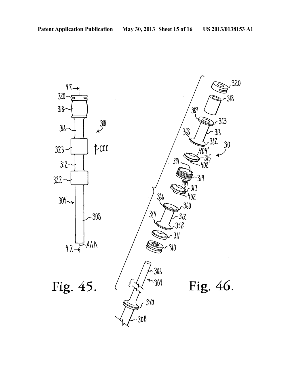 Dynamic stabilization assembly having pre-compressed spacers with     differential displacements - diagram, schematic, and image 16