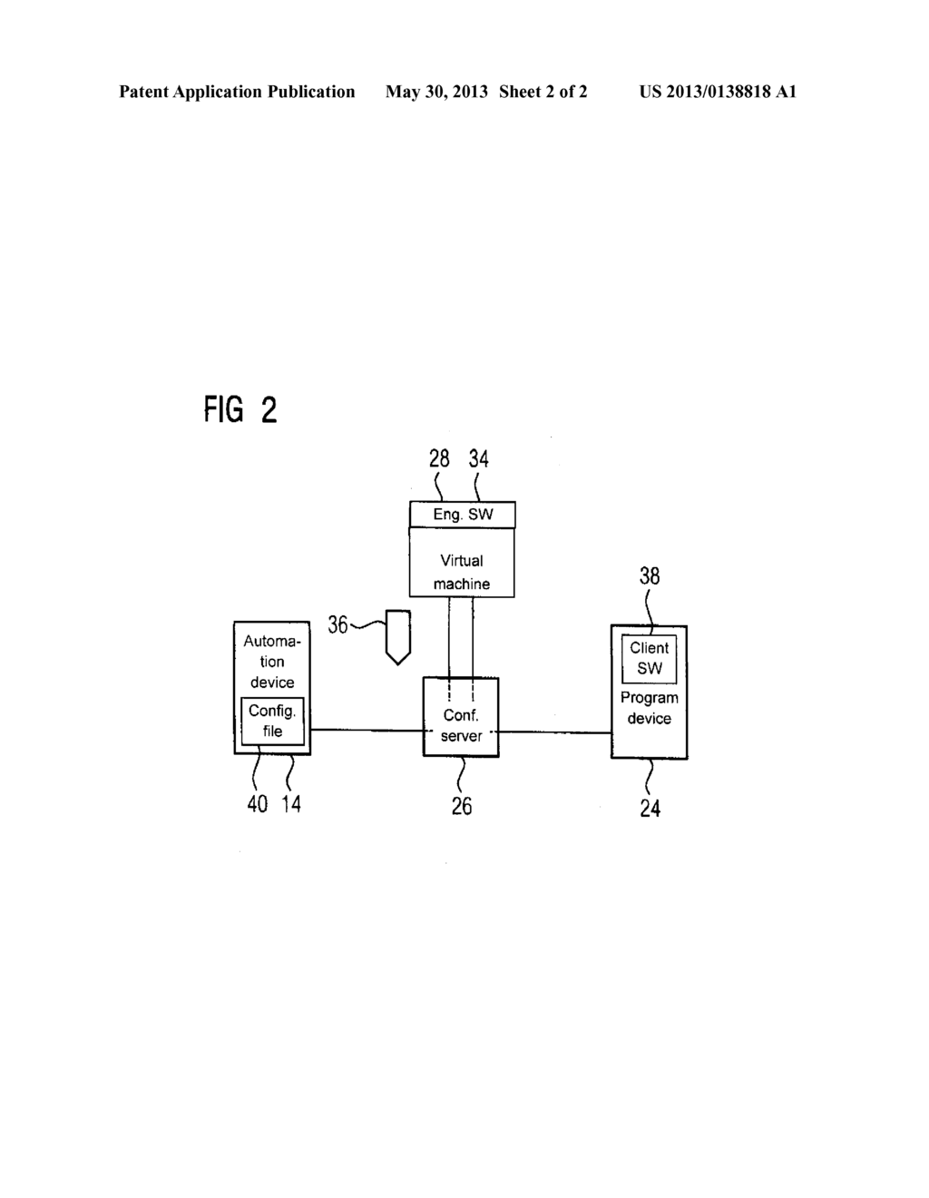 METHOD FOR ACCESSING AN AUTOMATION SYSTEM AND SYSTEM OPERATING ACCORDING     TO THE METHOD - diagram, schematic, and image 03