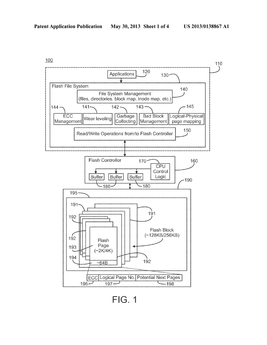 Storing Multi-Stream Non-Linear Access Patterns in a Flash Based     File-System - diagram, schematic, and image 02