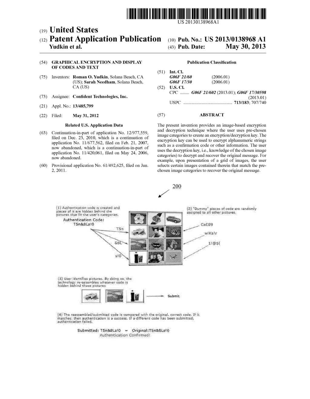 GRAPHICAL ENCRYPTION AND DISPLAY OF CODES AND TEXT - diagram, schematic, and image 01