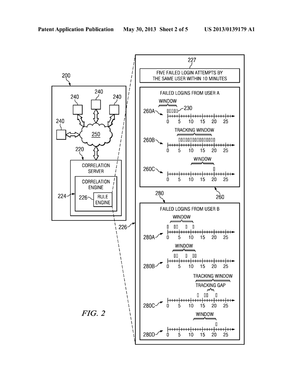 METHOD AND SYSTEM FOR TIME-BASED CORRELATION OF EVENTS - diagram, schematic, and image 03