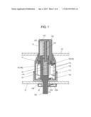 PUSH & LOCK UNIT AND INPUT DEVICE USING THE SAME diagram and image