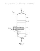 Pre-Separating Vane Diffuser and Method for Introducing a Flow-Mixture in     a Separator diagram and image