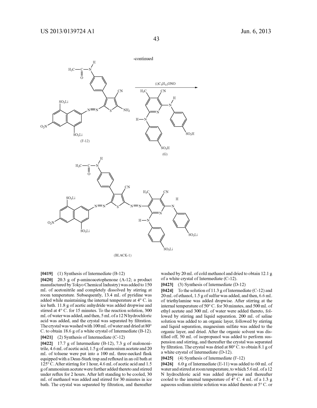 NOVEL AZO COMPOUND, AQUEOUS SOLUTION, INK COMPOSITION, INK FOR INKJET     RECORDING, INKJET RECORDING METHOD, INK CARTRIDGE FOR INKJET RECORDING,     AND INKJET RECORD - diagram, schematic, and image 44