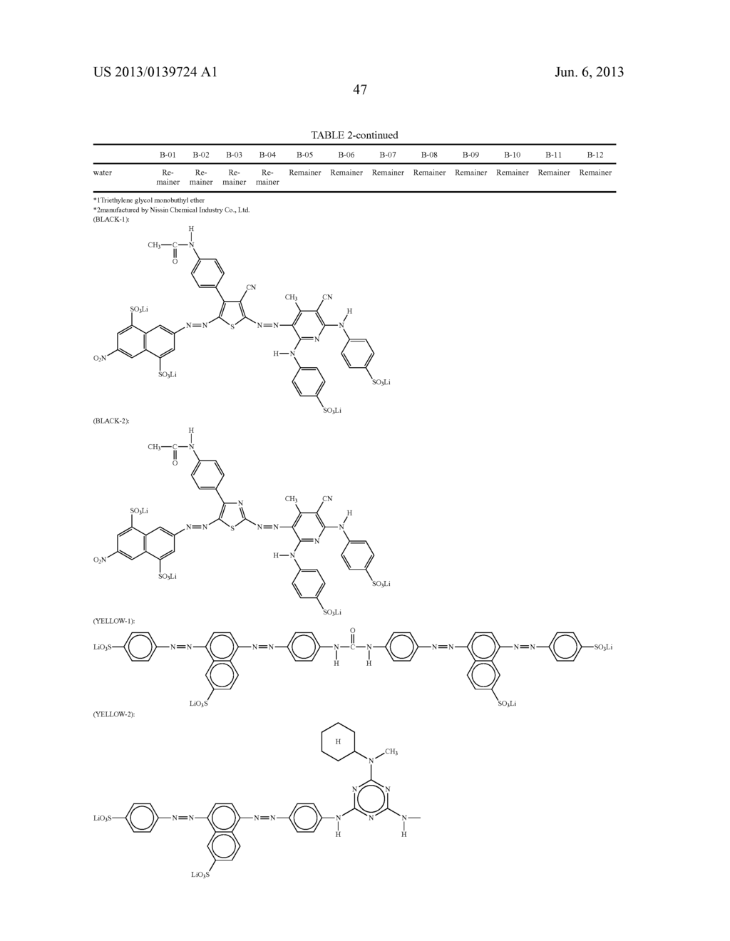 NOVEL AZO COMPOUND, AQUEOUS SOLUTION, INK COMPOSITION, INK FOR INKJET     RECORDING, INKJET RECORDING METHOD, INK CARTRIDGE FOR INKJET RECORDING,     AND INKJET RECORD - diagram, schematic, and image 48