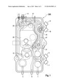 RINSING LINE, MEDICAL TECHNICAL FUNCTIONAL DEVICE, MEDICAL TECHNICAL     TREATMENT APPARATUS AND METHOD diagram and image