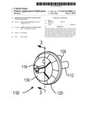 GROMMET WITH SERVICE PORT HAVING TWO CLOSED ENDS diagram and image