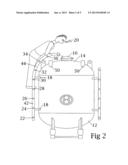 Curved Ladder for Tank Access diagram and image