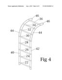 Curved Ladder for Tank Access diagram and image