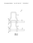 Conveyor Belt Link With Rod Retaining Feature diagram and image