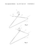 OPENABLE DEVICE PROVIDED WITH A SHARP SUPPORTING ROB FIT, STICK, HANG     AND/OR CLAMP DISTINCT PARTS FOR DRYING AND/OR STORING DISTINCT GARMENTS diagram and image