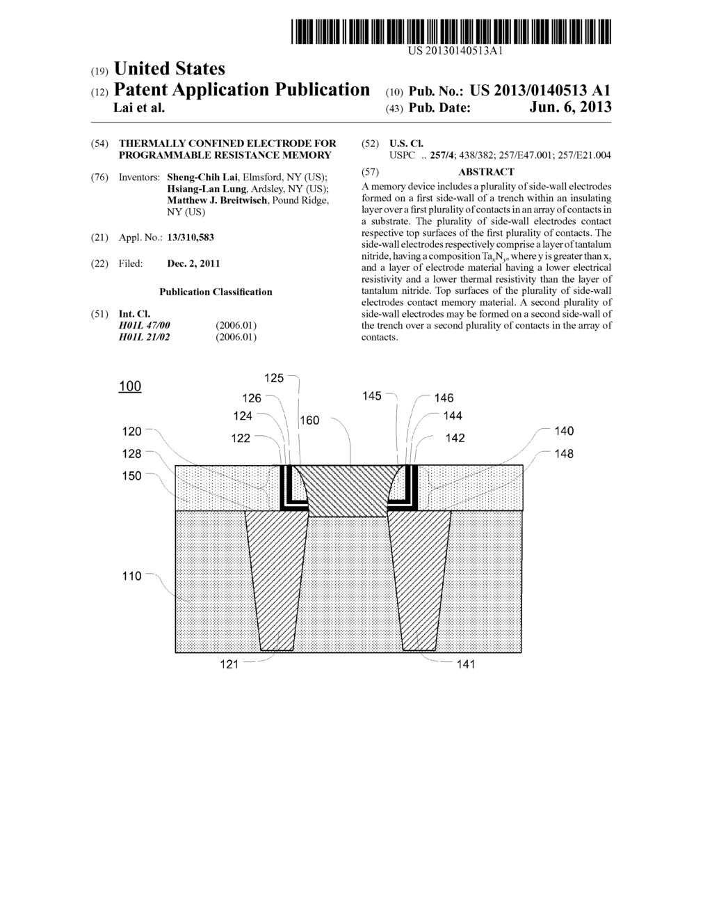 THERMALLY CONFINED ELECTRODE FOR PROGRAMMABLE RESISTANCE MEMORY - diagram, schematic, and image 01