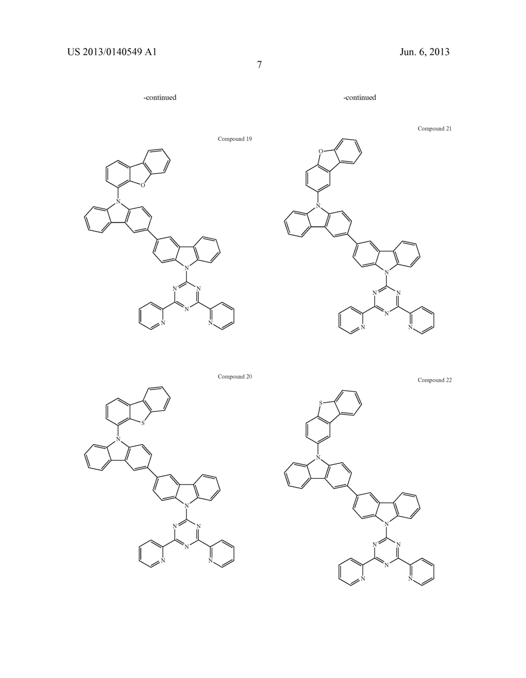 BICARBAZOLE COMPOUNDS FOR OLEDS - diagram, schematic, and image 11