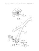 WHEELED PATIENT SUPPORT WITH FOOT RESTS diagram and image