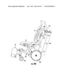 WHEELED PATIENT SUPPORT WITH FOOT RESTS diagram and image