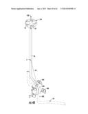 WHEELED PATIENT SUPPORT WITH FOOT RESTS diagram and image