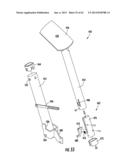 WHEELED PATIENT SUPPORT WITH FOOT RESTS diagram and image