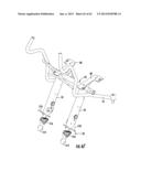 WHEELED PATIENT SUPPORT WITH FOOT RESTS diagram and image