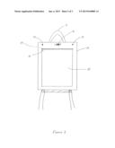 Easel Pad with Electrostatic Sheets diagram and image