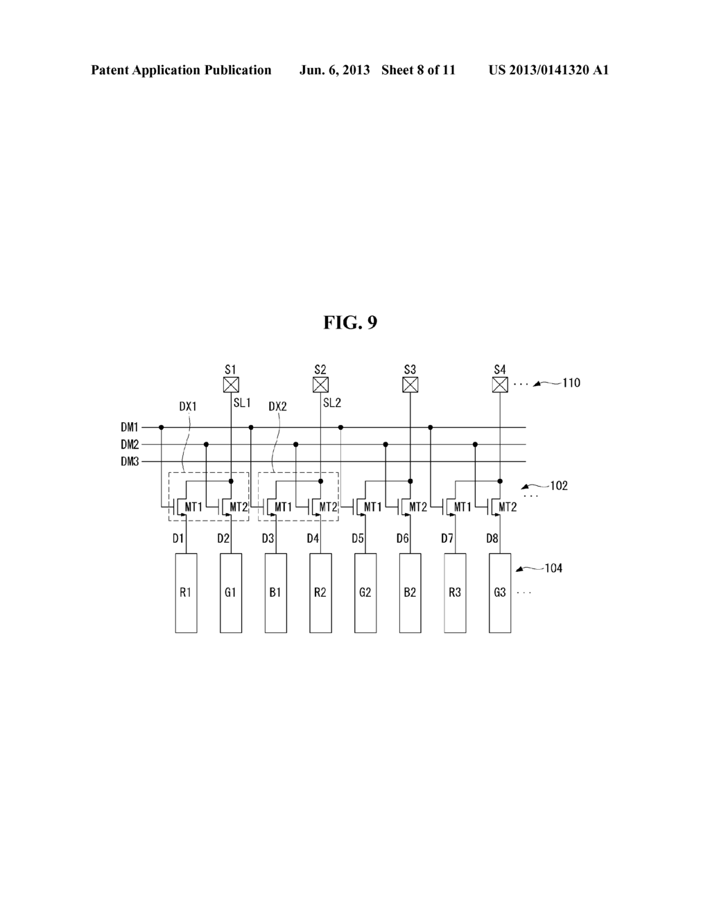 LIQUID CRYSTAL DISPLAY AND DRIVING METHOD THEREOF - diagram, schematic, and image 09