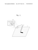 DEVICE FOR MEASURING WRITING PRESSURE OF ELECTRONIC PEN diagram and image