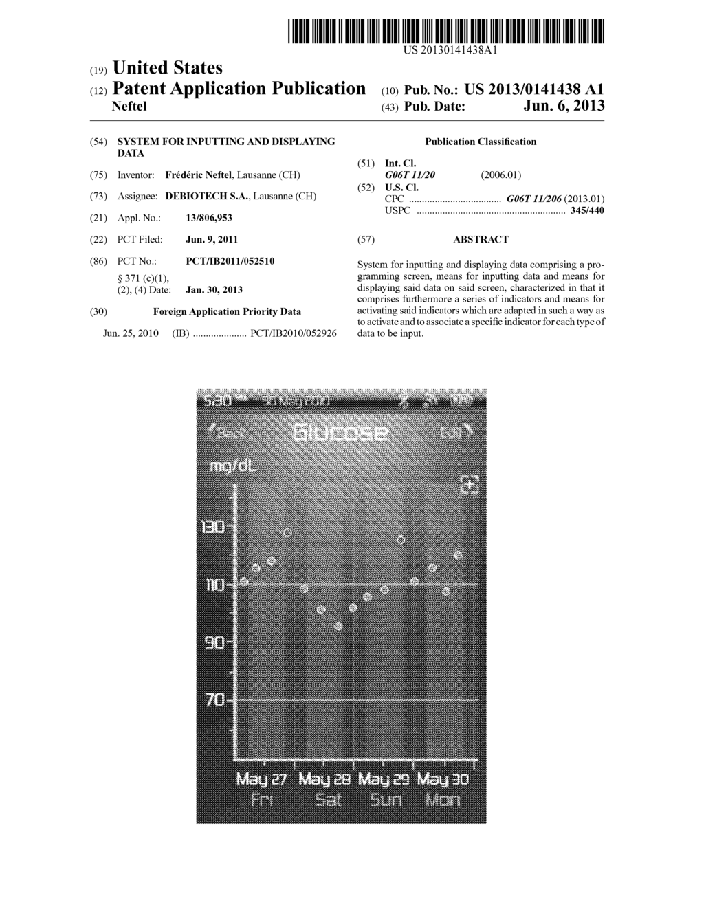 SYSTEM FOR INPUTTING AND DISPLAYING DATA - diagram, schematic, and image 01