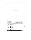 DATA DISPLAY METHOD AND MOBILE DEVICE ADAPTED THERETO diagram and image