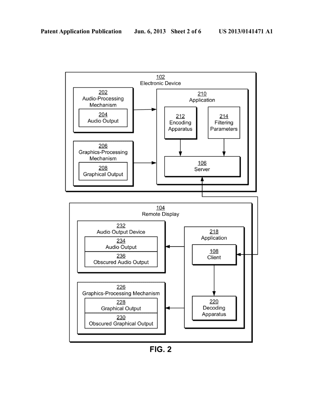 OBSCURING GRAPHICAL OUTPUT ON REMOTE DISPLAYS - diagram, schematic, and image 03