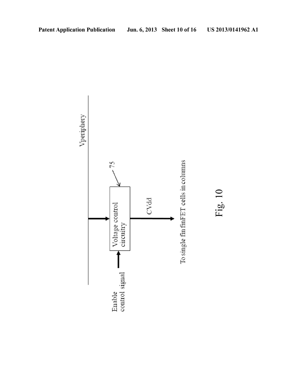 Methods and Apparatus for finFET SRAM Arrays in Integrated Circuits - diagram, schematic, and image 11