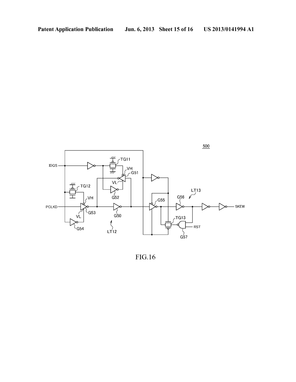 SEMICONDUCTOR DEVICE HAVING SKEW DETECTION CIRCUIT MEASURING SKEW BETWEEN     CLOCK SIGNAL AND DATA STROBE SIGNAL - diagram, schematic, and image 16