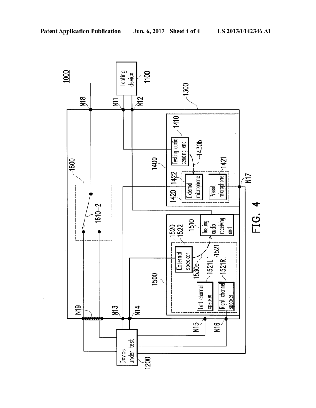 AUDIO TESTING SYSTEM AND AUDIO TESTING METHOD FOR DEVICE UNDER TEST - diagram, schematic, and image 05