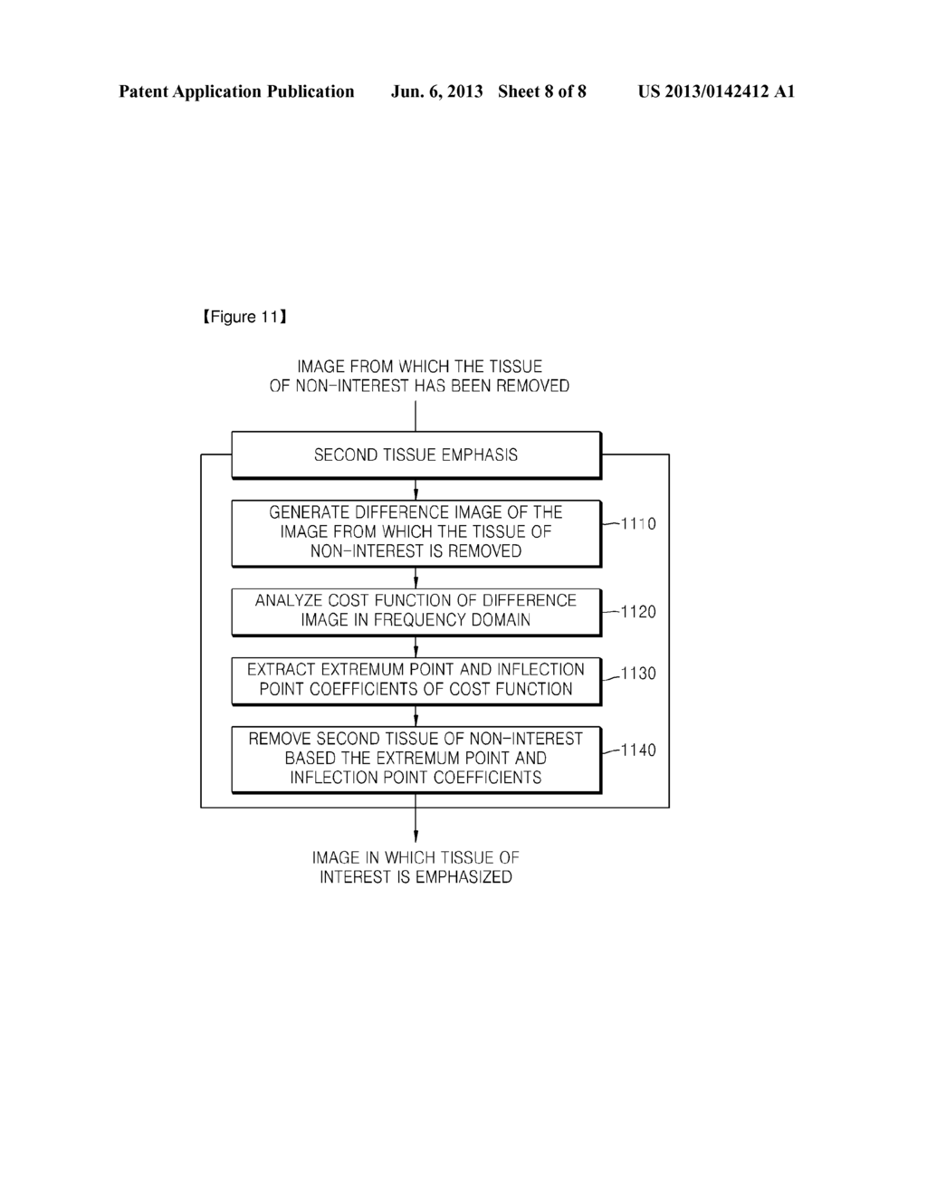 METHOD AND APPARATUS FOR PROCESSING IMAGE, AND MEDICAL IMAGING SYSTEM     EMPLOYING THE APPARATUS - diagram, schematic, and image 09