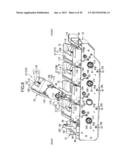 Image-Forming Device Having Mechanism for Separating Developing Rollers     from Photosensitive Drums diagram and image