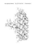 Image-Forming Device Having Mechanism for Separating Developing Rollers     from Photosensitive Drums diagram and image