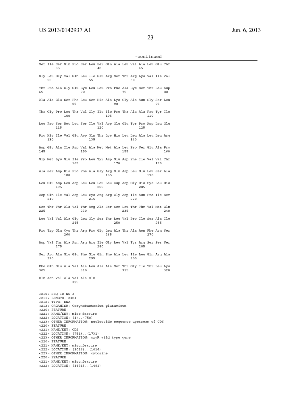 Alleles of the oxyR Gene from Coryneform Bacteria - diagram, schematic, and image 25