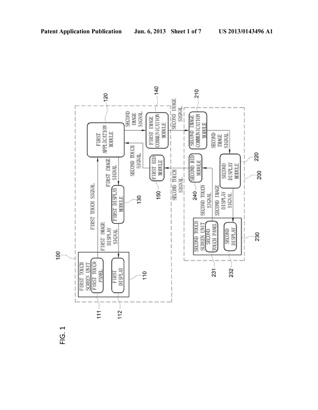 DUMMY TOUCH SCREEN SYSTEM FOR CONNECTING A PLURALITY OF MOBILE TERMINALS - diagram, schematic, and image 02