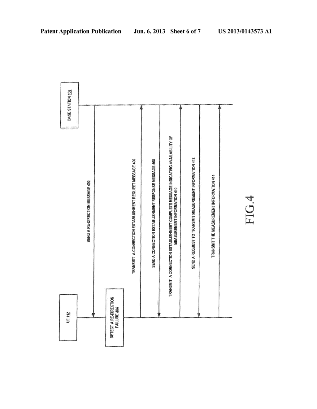 METHOD AND SYSTEM OF COMMUNICATING MEASUREMENT INFORMATION ASSOCIATED WITH     A USER EQUIPMENT IN A WIRELESS COMMUNICATION NETWORK ENVIRONMENT - diagram, schematic, and image 07