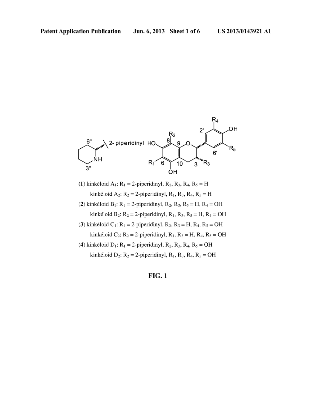 NOVEL PEPERIDINE-FLAVAN ALKALOID COMPOUNDS DERIVED FROM AFRICAN HERB TEA     KINKELIBA AS ANTI-DIABETIC AGENTS - diagram, schematic, and image 02